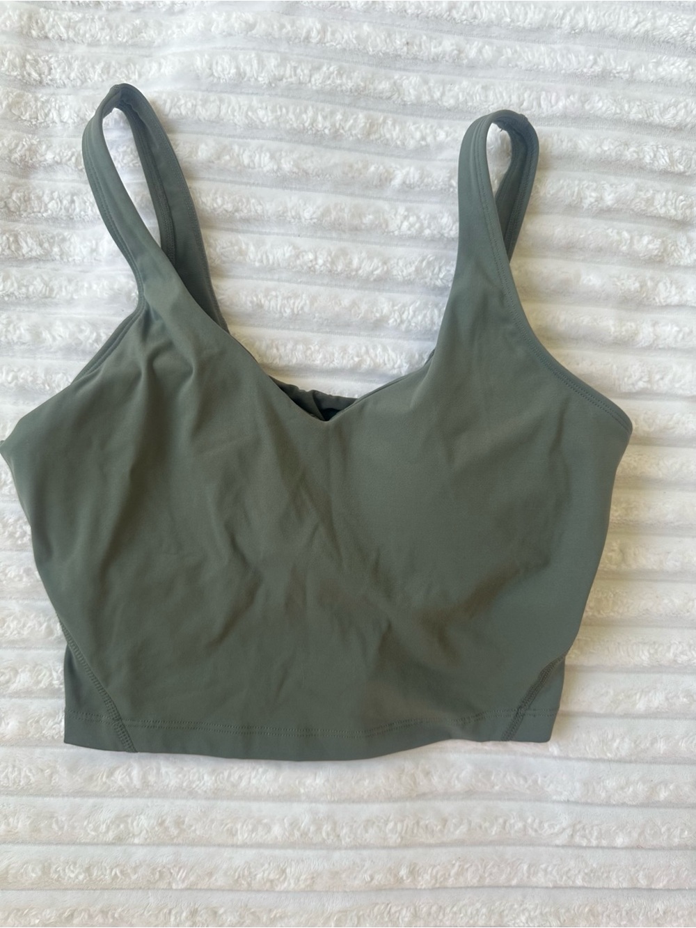 CRZ YOGA Gray Longline Sports Bra